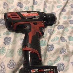Milwaukee Drill& Battery 