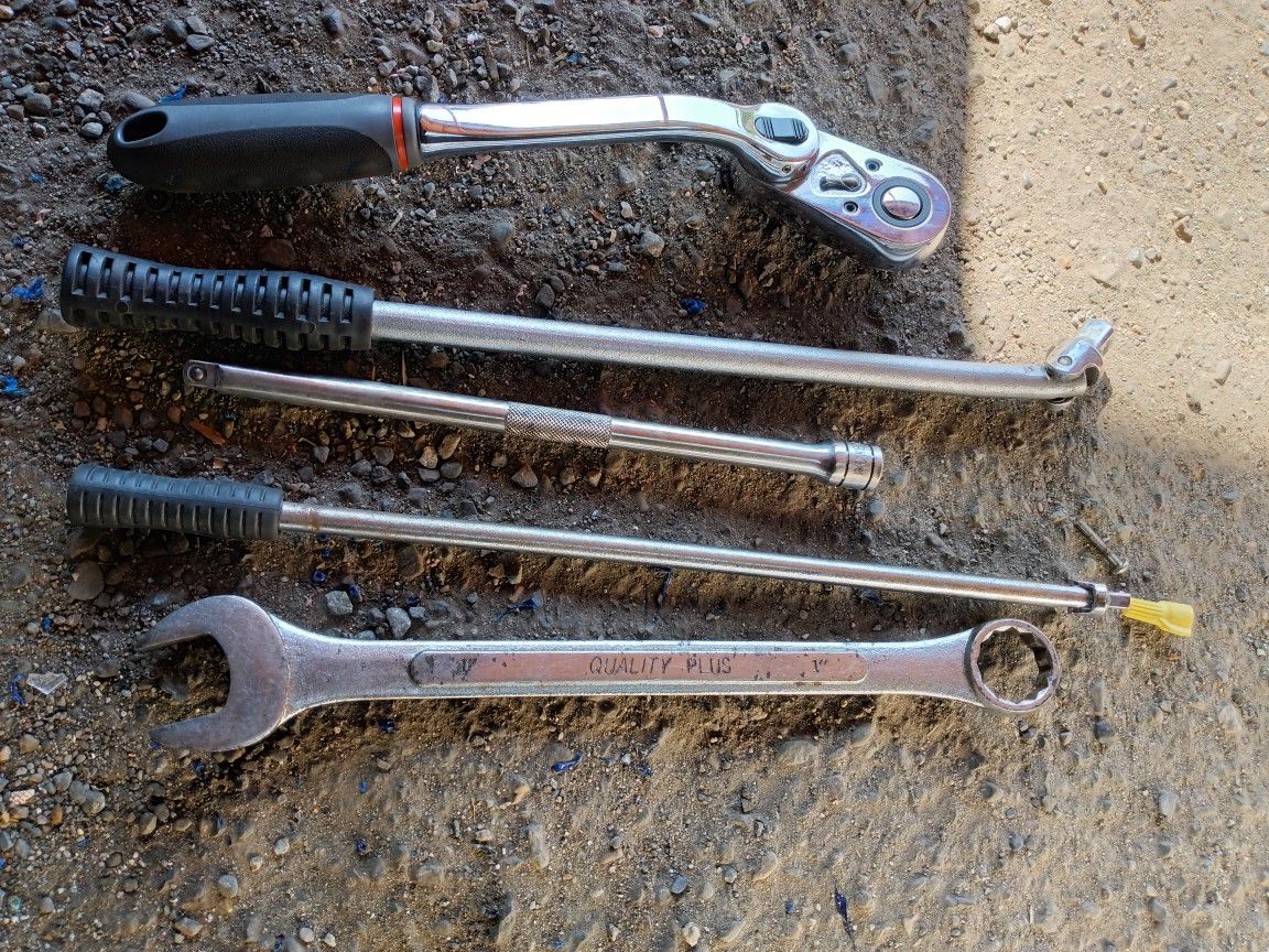 Vintage Wrench And Tools Attachments