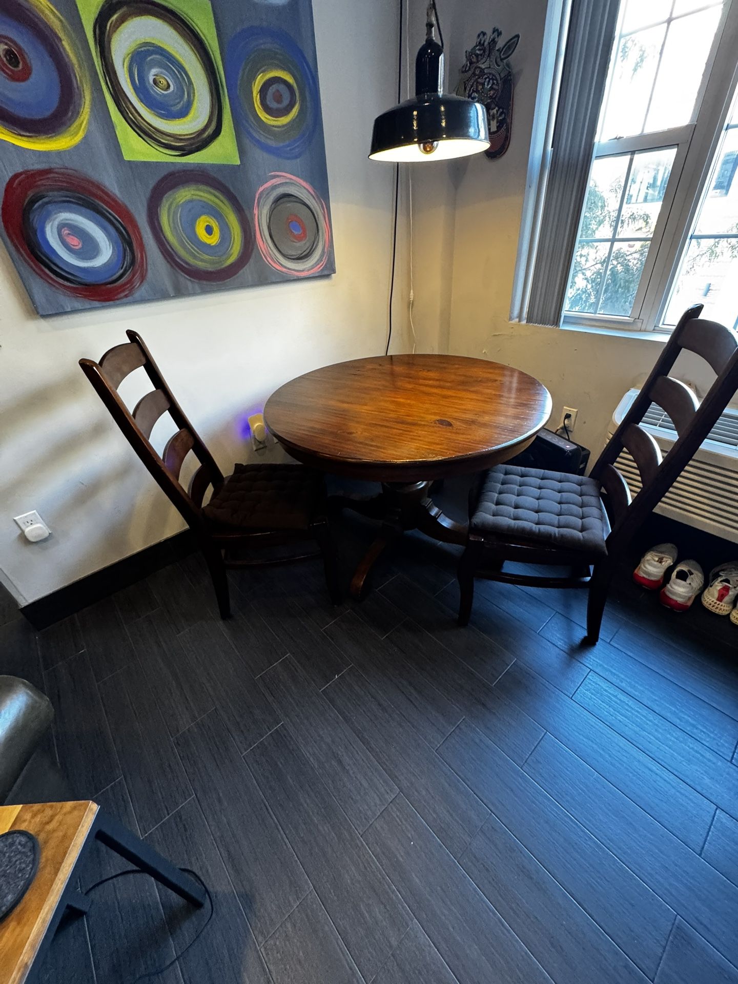 Pottery Barn Dining Table, Chairs & Leaf
