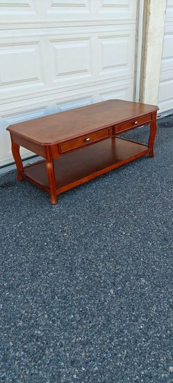 48W*24D *18H Coffee Table With Drawers
