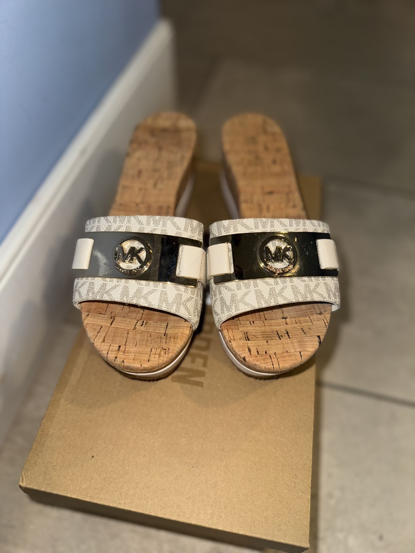 Michael Kors- Cork Wedge Sandals