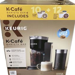 Keurig K-Cafe Barista Bar Single Serve Coffee Maker and Frother with K-Cup Pods