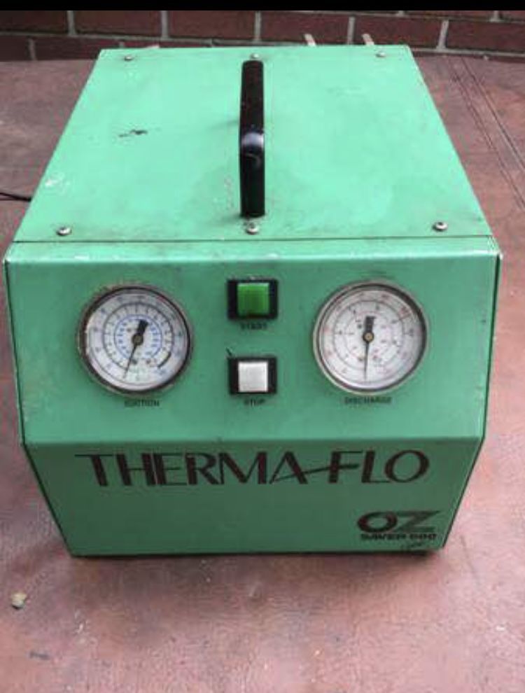 Thermaflo OZ Saver Light Model 600 Refrigerant Recovery recover from any refrigerant system which uses refrigerants 12, 22, 500, 502 or 134a. You’re
