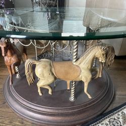 Carousel End Tables And Coffee Table 