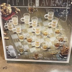 Glass Checker Set