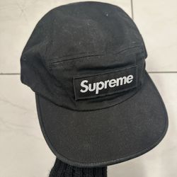 Black Supreme Box Logo Cap Designer ✅