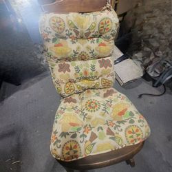 Early 1900's cane back rocking chair