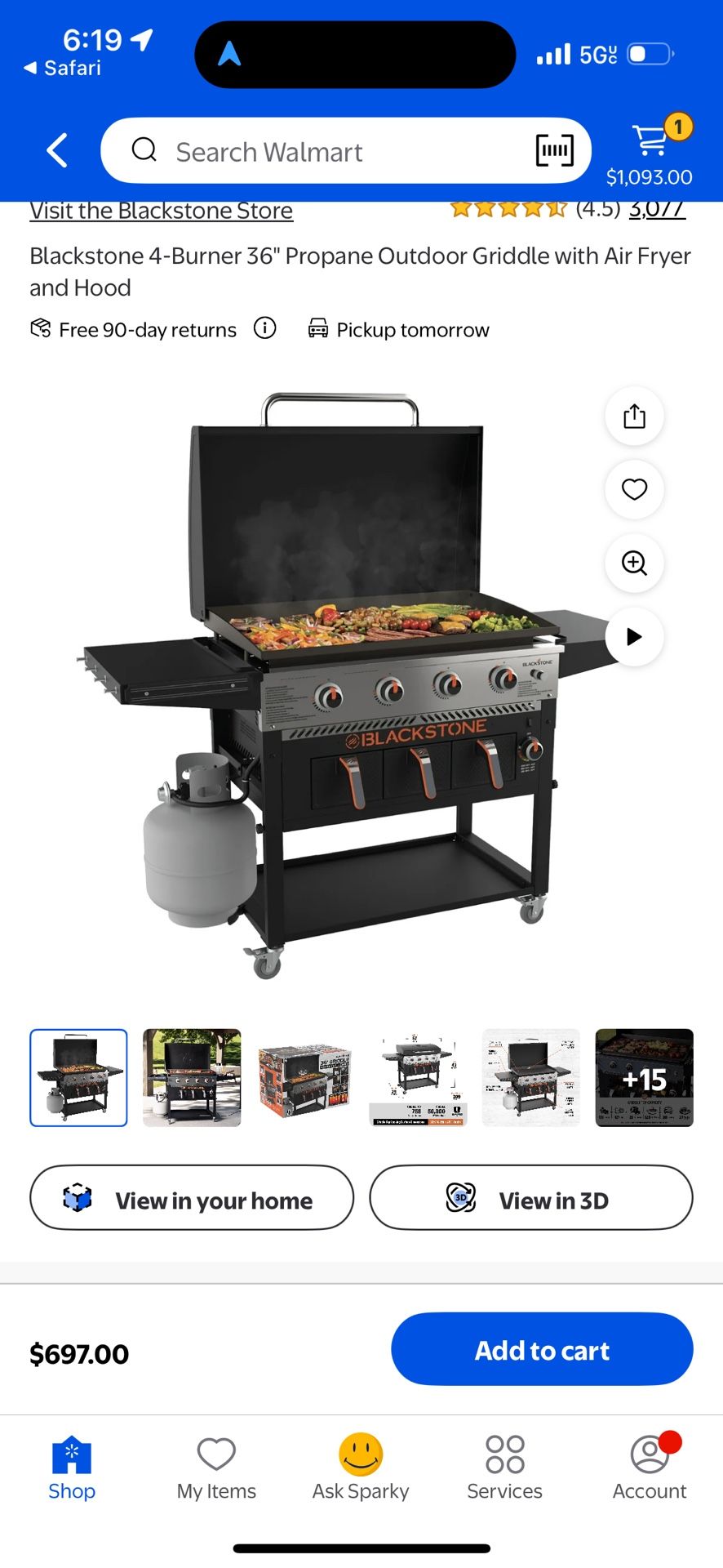 Griddle With Air fryer