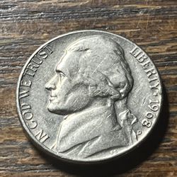 1968 D Nickel 