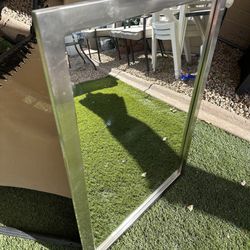 24” x 33” heavy duty bathroom mirror