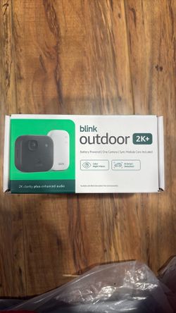 Blink outdoor camera 2k (newest model)