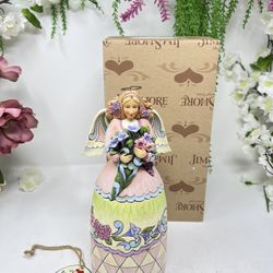 J4 Jim Shore Heartwood Creek Angel Figurine – 9.5” Tall – With Original Box & Tag