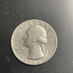 1966 QUATER DOLLAR