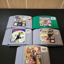 Miscellaneous Nintendo 64 N64 Games