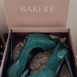 Blue Green Heels
