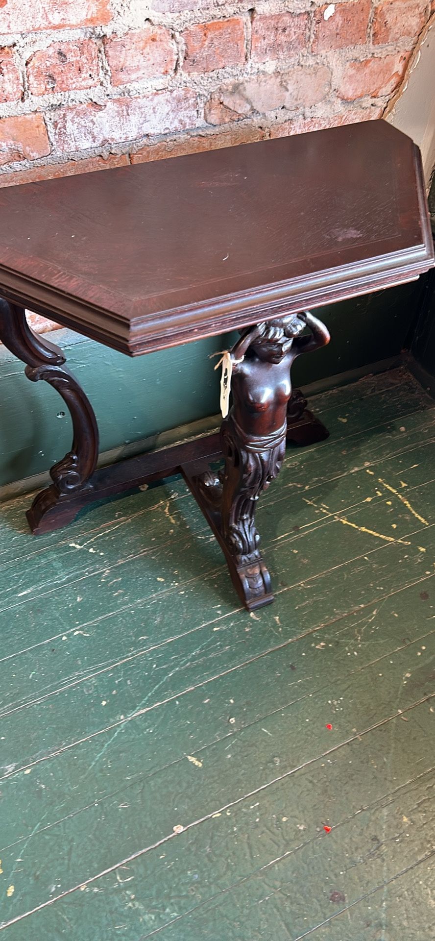 Beautiful Antique Figural Accent, Table