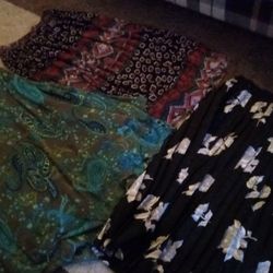 Woman's Dresses And Skirts Good Condition Sizes Xlarge To 1x To 2x $6.00 Each 