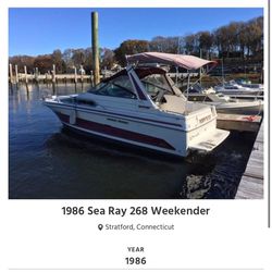 1986 Sea Ray 268 Weekender 