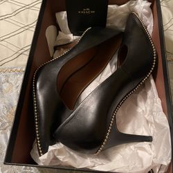 Parker BC 85 Leather Pump Coach Black Size 10B