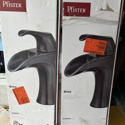 Brea Single Handle Single Hole Bathroom Faucet with Deckplate in Tuscan Bronze