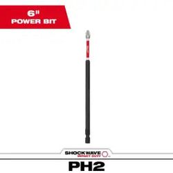 MILWAUKEE - Impact Duty 6" Phillips #2 Power Bit