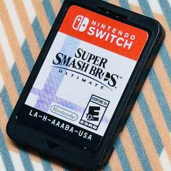 Super Smash Bros. Ultimate (Nintendo Switch, 2018) Cartridge Only Tested Works