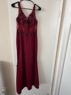 Burgundy Formal Dress