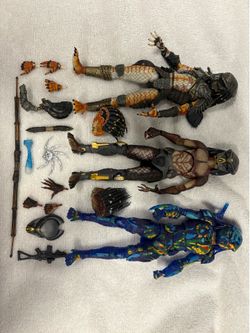 NECA Predator lot. Working light up eyes