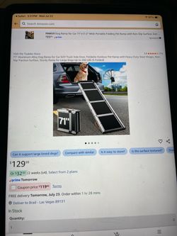 Dog Ramp, Pet ramp. TSUKIKO brand