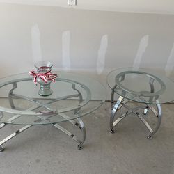 Contemporary Coffee Table& Side Table