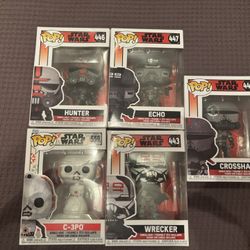 5 Brand New Funko Pops