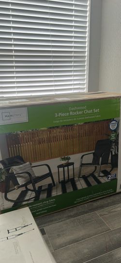 Mainstays Dashwood 3-Piece Rocker Chat Set
