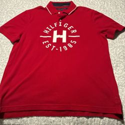 Tommy Hilfiger Red Polo