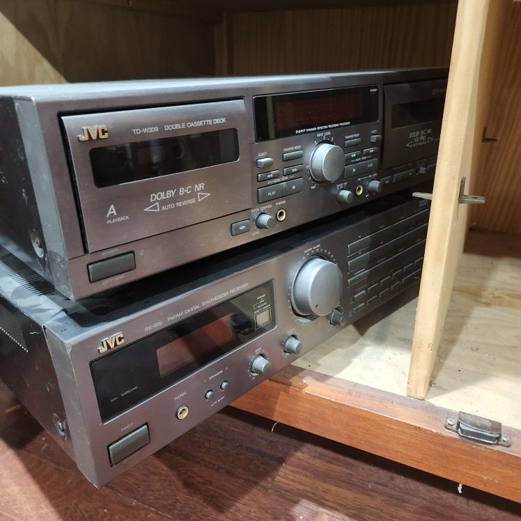 JVC Cassette And Stereo Receiver