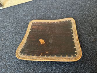 From Africa: handmade decorative Tray with Feet