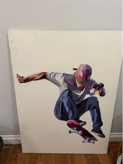 Skateboarder picture/painting