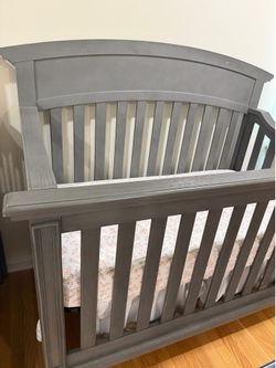 Gently used crib available for sale! Two used and one new in the box