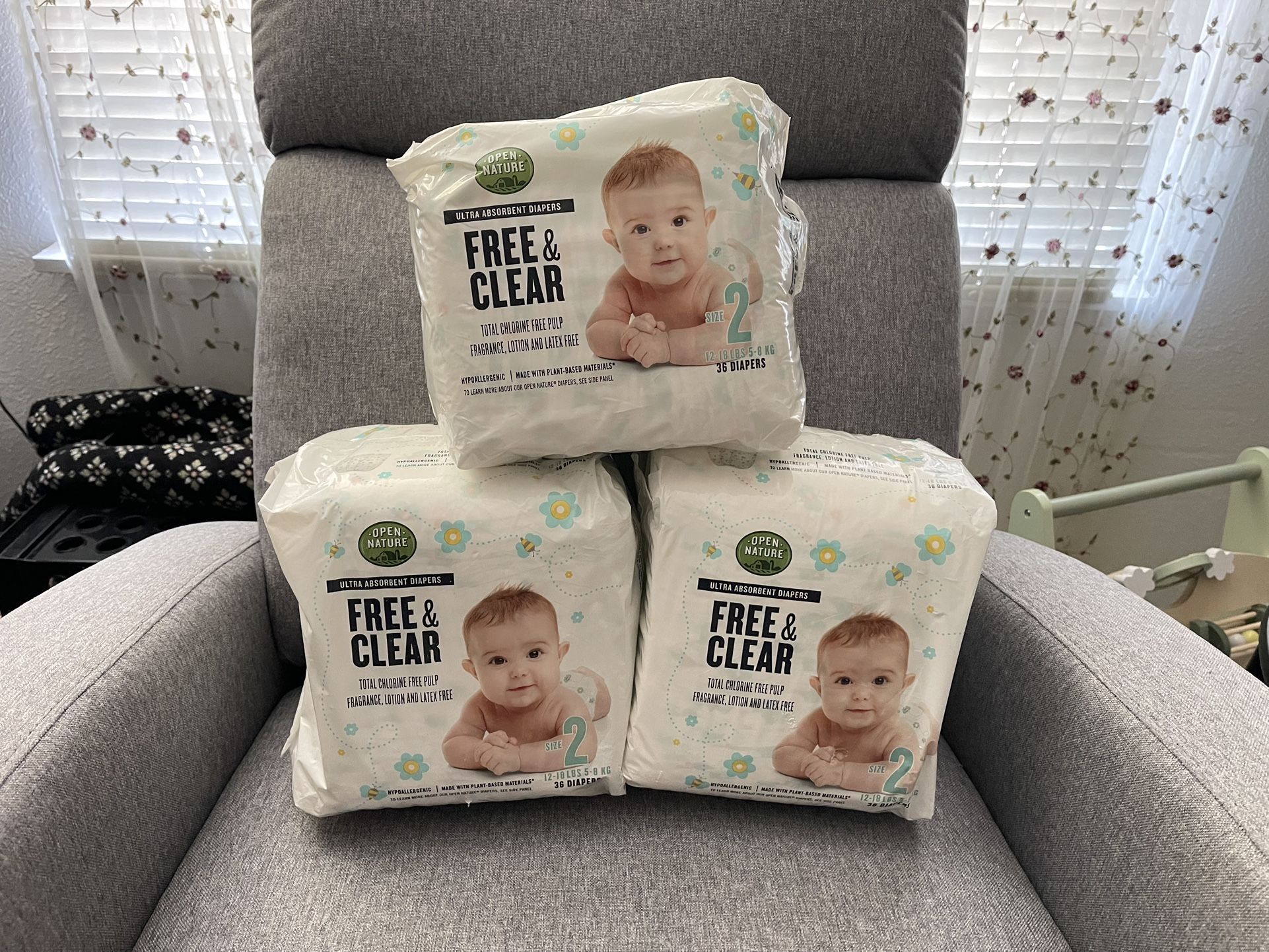Size 2 Diapers - $15
