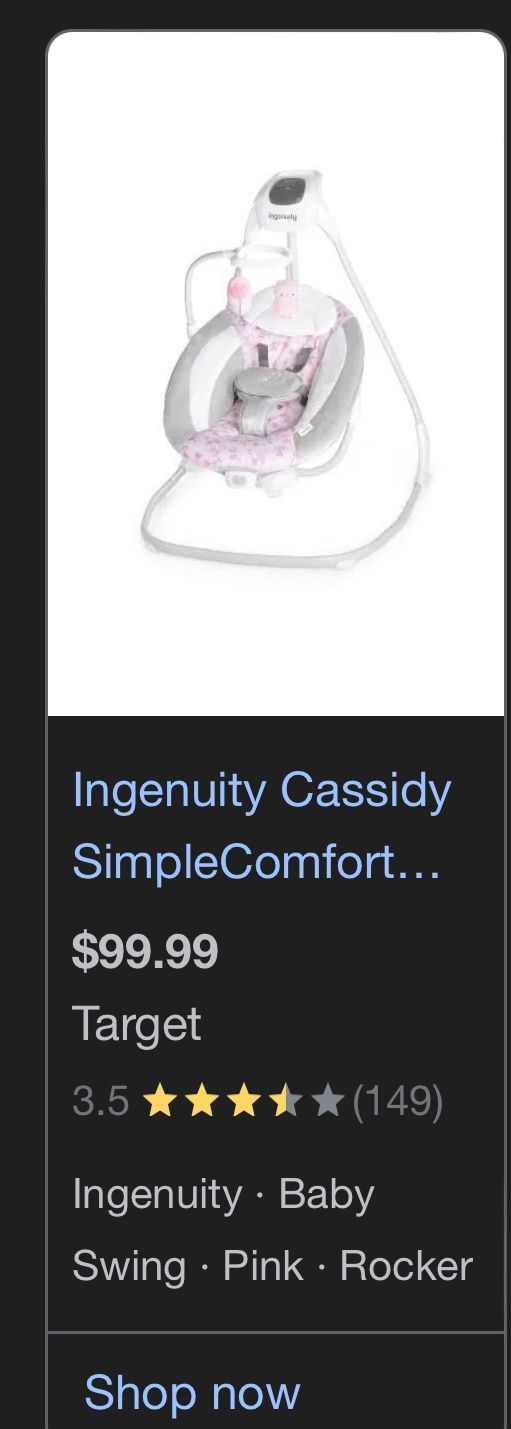 Ingenuity Baby Swing