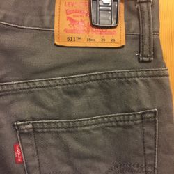 Boys Size 18 Levis 511 Slim In Grey