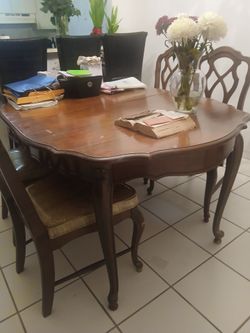FREE DINING TABLE AND CHAIRS
