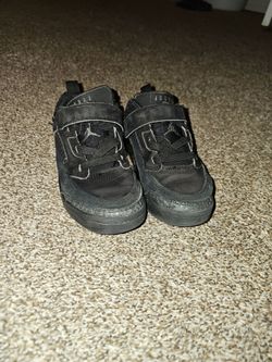 Jordan Spizike Low "Black Cat" All Black - Size 13C Kids (PS)