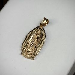 Virgencita De Guadalupe 14K Gold Oro
