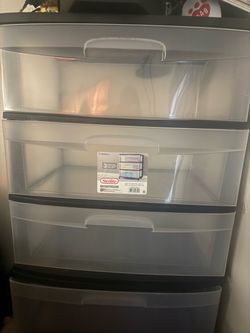Plastic drawers