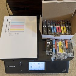 Canon TR8520 All-in-One Wireless Color Printer, Extra Ink