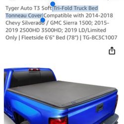 Tri-Fold Truck Bed Tonneau Cover