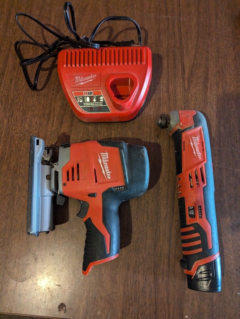 M12 Jigsaw And Multi-Tool And Charger