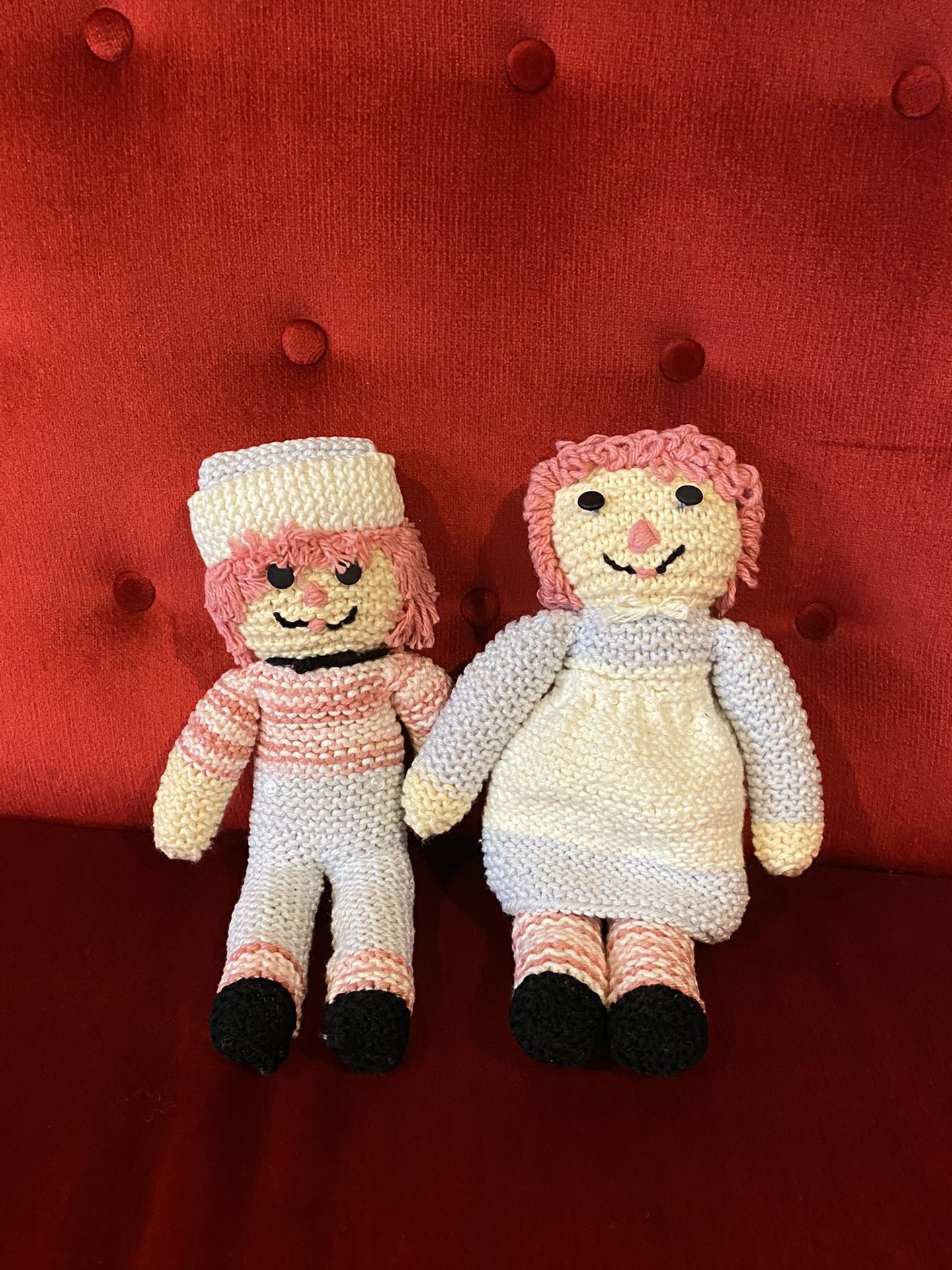 Cute Raggedy Anne & Andy Dolls