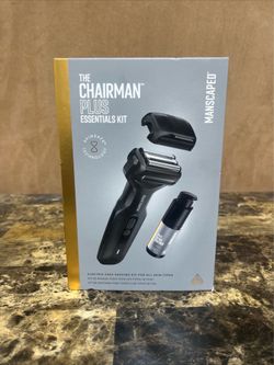 Manscaped The Chairman Plus Essentials Kit, Electric Foil Face Shaver