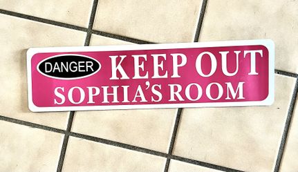 Sophia Metal Sign
